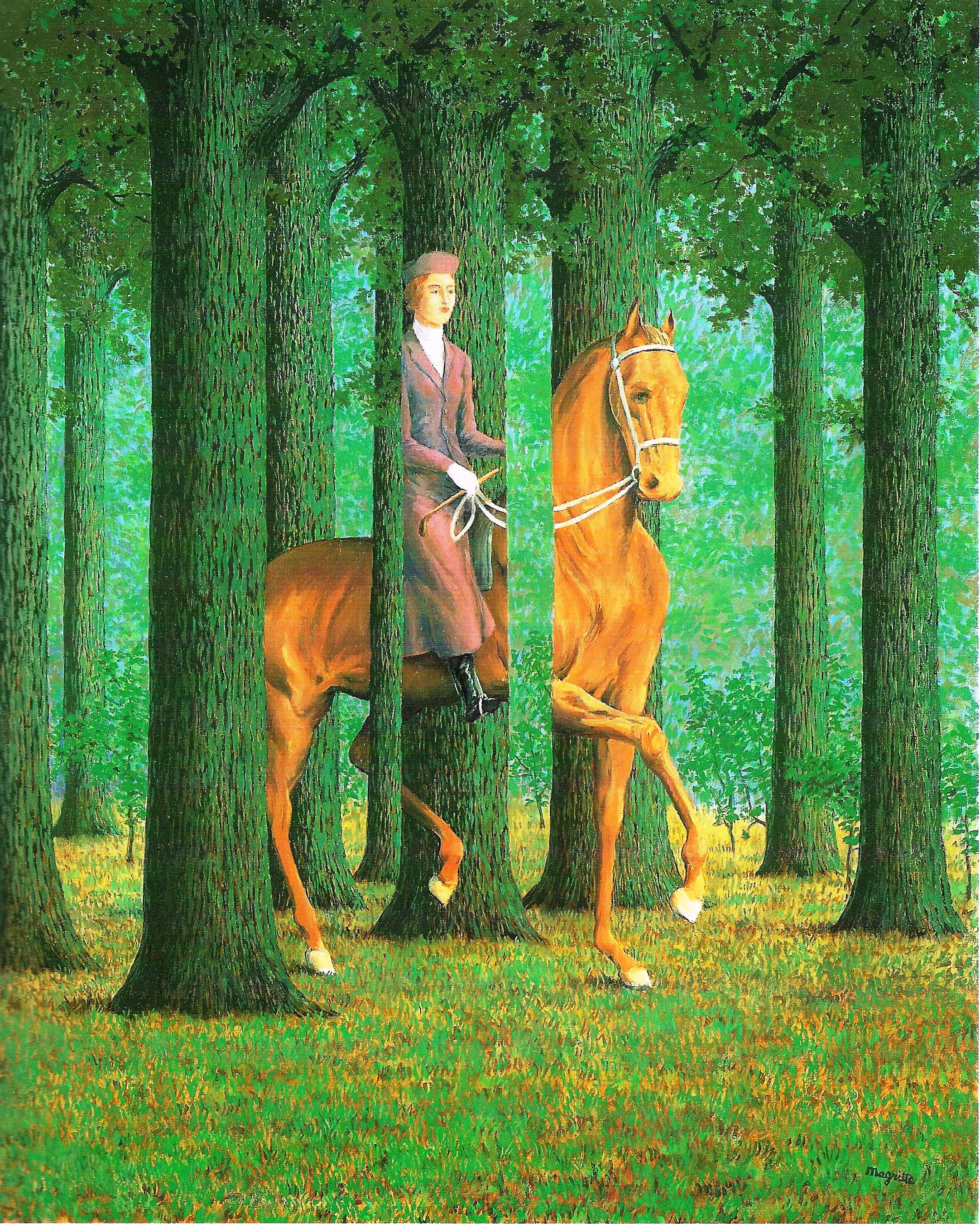 René Magritte, Die Blankovollmacht, 1965, National Gallery of Art, Washington, Sammlung Mr. and Mrs. Paul Mellon