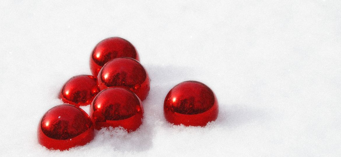 Christmas snow balls
